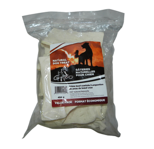 Gabo, Gâteries Pour Chien - Languettes De Peau De Boeuf Blanches 1 Lb
