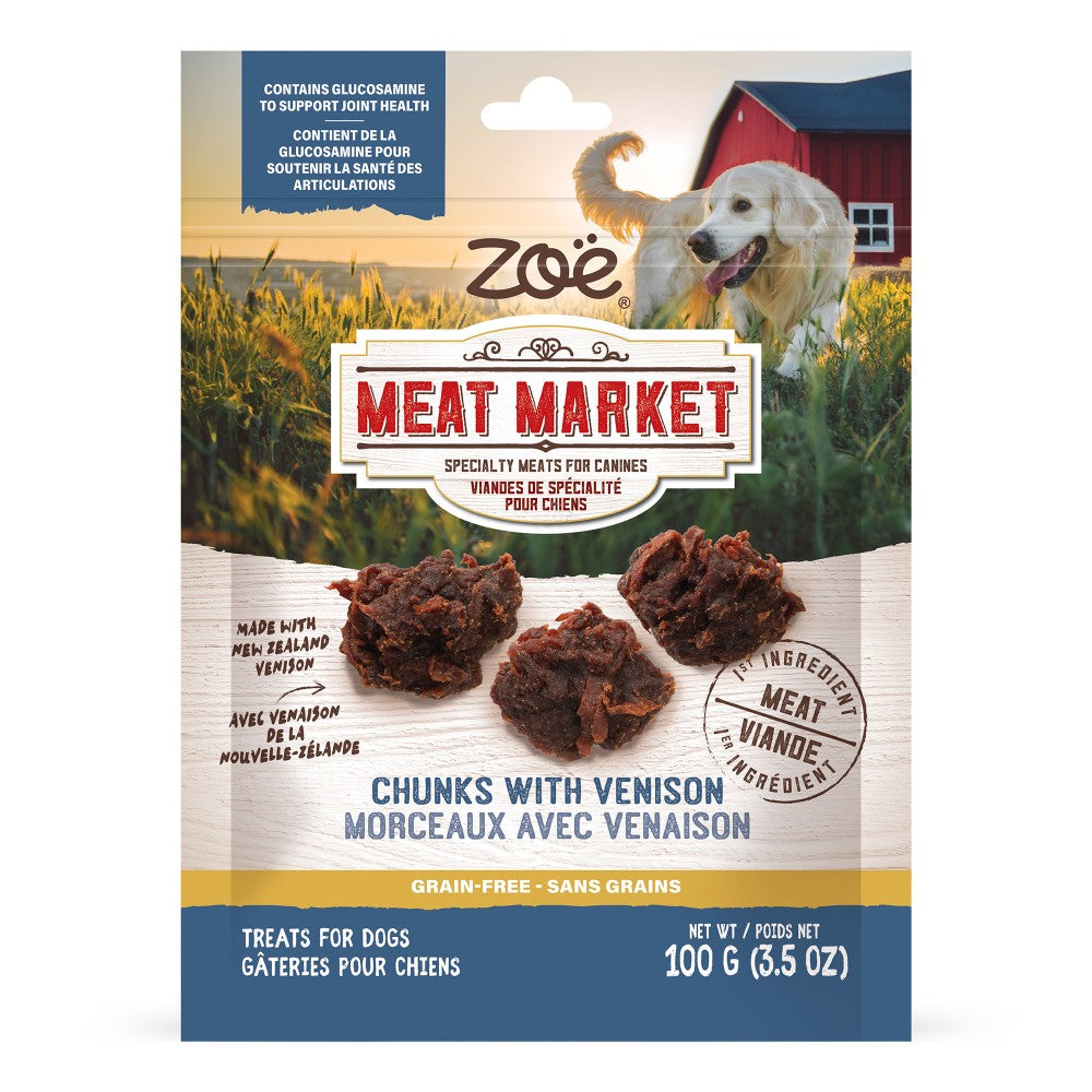 Gâteries Meat Market Zoë - Morceaux - Venaison - 100 gr