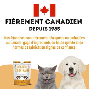 Granville Island - Gâteries de Kangourou déshydraté pour chien et chat 85 gr