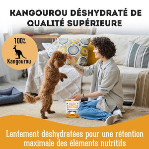 Granville Island - Gâteries de Kangourou déshydraté pour chien et chat 85 gr