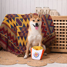 Load image into Gallery viewer, Hugsmart Jouet en peluche pour chien - Cache-cache - Rondelles d'oignon
