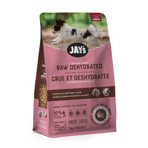 Jay's Nourriture crue & déshydratée pour chien, Recette d'organes de poulet & de boeuf