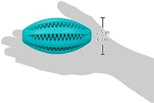 Jouet Trixie pour chien - dentafun ballon de rugby en caoutchouc