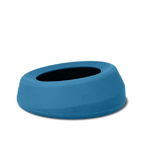 Kurgo Bol à eau en silicone pour voiture anti éclaboussures Wander, Bleu