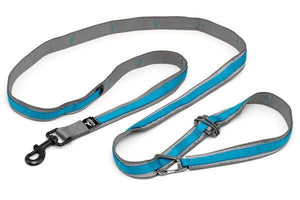 Kurgo Laisse "Quantum" 6 en 1 ajustable, Bleue