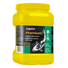 Charger l&#39;image dans la galerie, Bâtonnets flottants Premium Laguna à la spiruline et au germe de blé pour koïs et poissons rouges
