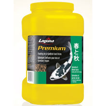 Charger l&#39;image dans la galerie, Bâtonnets flottants Premium Laguna à la spiruline et au germe de blé pour koïs et poissons rouges
