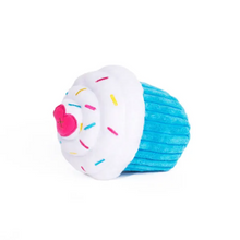 Load image into Gallery viewer, Jouet pour chien peluche Zippy Paws - Cupcake bleu
