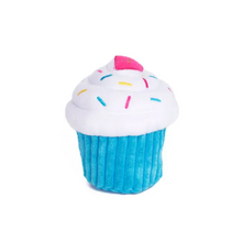 Load image into Gallery viewer, Jouet pour chien peluche Zippy Paws - Cupcake bleu
