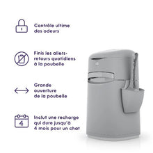 Charger l&#39;image dans la galerie, Litter Genie Poubelle à litière pour chat Easy Roll
