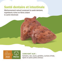 Load image into Gallery viewer, Living World Jouet à mâcher comestible - Fraises - Rouges - Paquet de 3 - 81 gr (2,8 oz)
