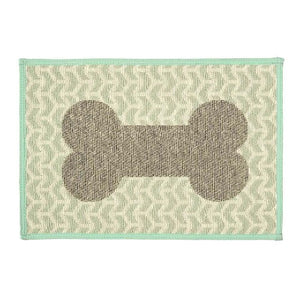 Loving Pets Bella - Tapis avec motif d'os aqua