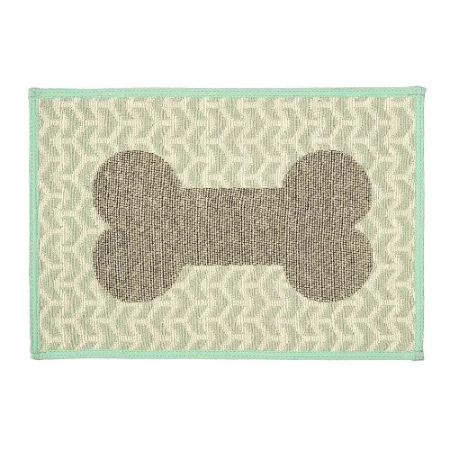 Loving Pets Bella - Tapis avec motif d'os aqua