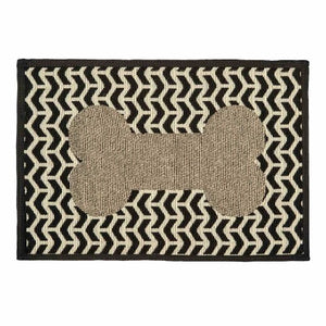 Loving Pets Bella - Tapis avec motif d'os brun