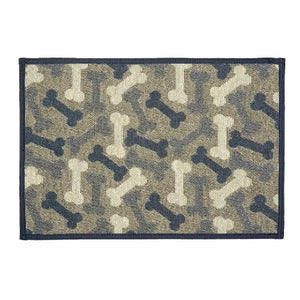 Loving Pets Bella - Tapis avec motif d'os jeans