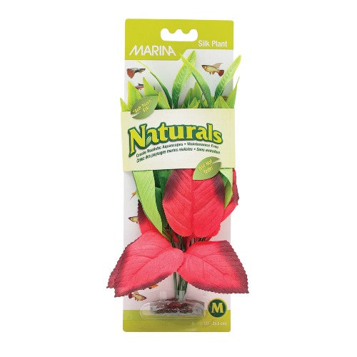 Pontédérie cordée Naturals Marina en soie, rouge et verte, moyenne, 23-25,5 cm (9-10 po)