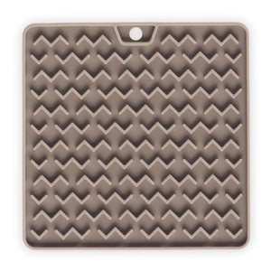 Messy Cats Tapis d'alimentation thérapeutique en silicone, Gris