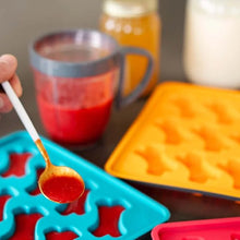 Load image into Gallery viewer, Messy Mutts Moule à sucettes glacées en silicone avec cadre (12 friandises), Melon

