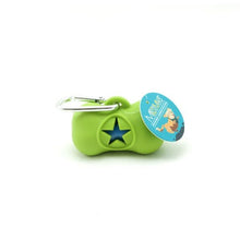 Charger l&#39;image dans la galerie, Messy Mutts Distributeur à sacs de ramassage en silicone, Vert
