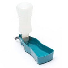 Charger l&#39;image dans la galerie, Messy Mutts abreuvoir de voyage en plastique, Bleu
