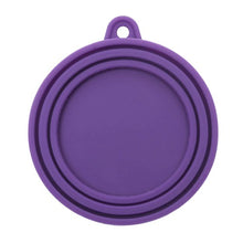 Charger l&#39;image dans la galerie, Messy Mutts couvercle en silicone pour conserves, Violet
