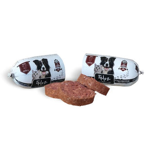 Moz Pet Viande fraiche stérilisée - Bœuf, Rouleau de 450 gr
