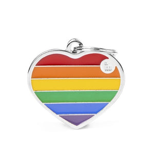 Médaille collection Arc-en-ciel, Coeur Large