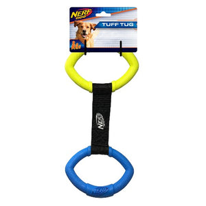 Deux anneaux avec sangle à tirer Nerf Dog, moyens, 33 cm (13 po)