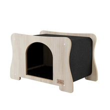Load image into Gallery viewer, Noba Origin La Maison Hamac - Hamac et cachette griffable pour chat - Noir
