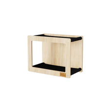 Charger l'image dans la galerie, Noba Origin – Collection murale – La cabane carrée double hamac - Noir
