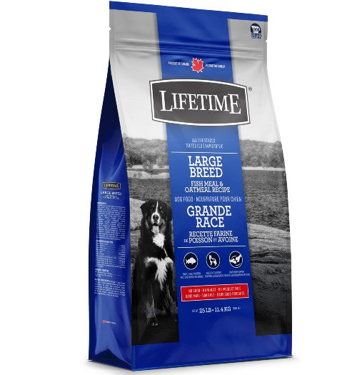 Nourriture Trouw Nutrition Lifetime pour grande race - Poisson / avoine 11.4 kg
