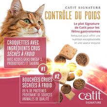 Load image into Gallery viewer, Nourriture Catit Signature avec cru séché à froid pour chats adultes - Repas de poulet - Contrôle du poids

