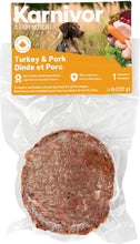 Charger l'image dans la galerie, Nourriture crue pour chien Karnivor - Médaillon - Dinde et porc
