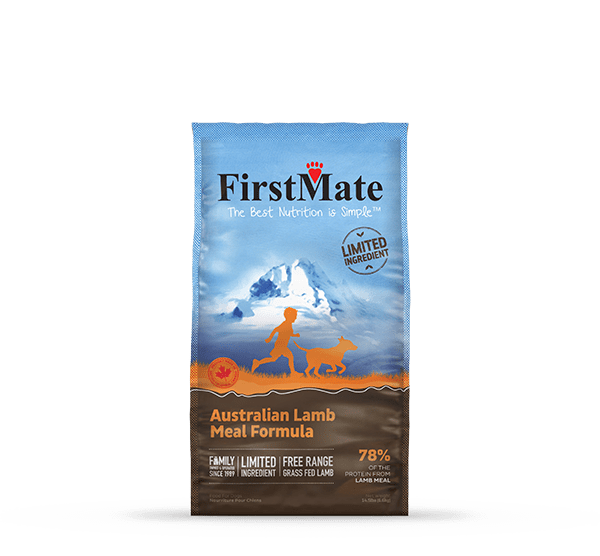 Nourriture pour chiens FirstMate - Agneau australien élevé en liberté et aux fruits et légumes