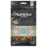 Gâteries Nutrience SubZero Sans grains à protéines multiples, Poulet, foie de poulet et foie de canard, 30g