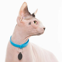 Charger l&#39;image dans la galerie, Nuvuq Collier ajustable avec attache de sécurité pour chat, Bleu bleuet
