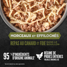 Charger l'image dans la galerie, ORIJEN Chat Morceaux et effilochés Repas canard / foie 155 gr
