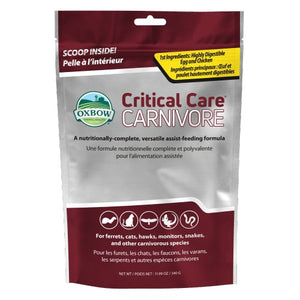Oxbow Critical Care - Suppléments pour carnivore à base d'oeuf et de poulet