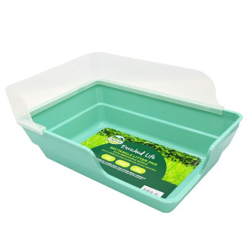 Oxbow Enriched Life - Bac à litière rectangle avec panneau amovible