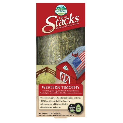 Oxbow Harvest Stacks - Foin Timothy occidental compressé 35 oz