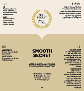 Conditionneur naturel pour chien et chat SMOOTH SECRET
