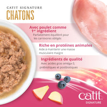 Load image into Gallery viewer, Pâté Catit Signature - Poulet dans du bouillon d’os pour chatons
