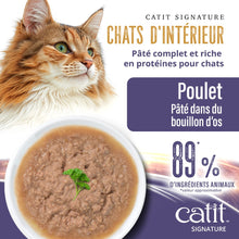 Charger l'image dans la galerie, Pâté Catit Signature - Poulet dans du bouillon d’os pour chats d’intérieur
