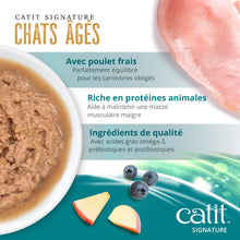 Charger l'image dans la galerie, Pâté Entrée Catit Signature - Poulet dans du bouillon d’os pour chats âgés
