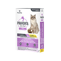 Traitement Parapet Praventa, chats de grande taille, 3 ou 6 tubes