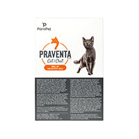 Traitement Parapet Praventa, chats de petite taille, 3 ou 6 tubes