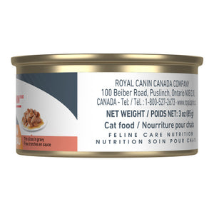 Conserve pour chat Royal Canin -Caisse de 24- SOIN PELAGE & PEAU TRANCHE EN SAUCE