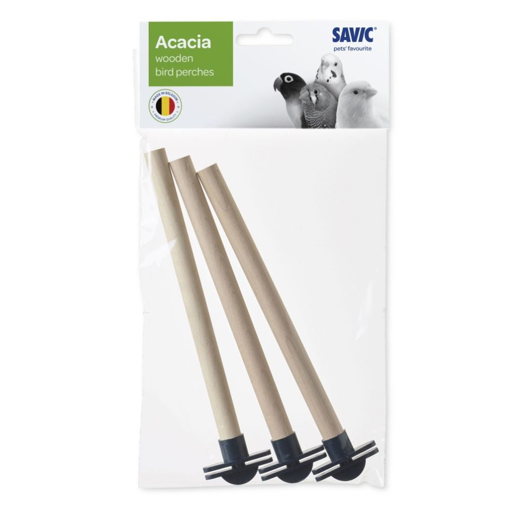 Savic perchoirs en bois paquet de 3