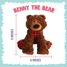 Charger l&#39;image dans la galerie, Snugarooz Jouet pour chien - L&#39;ours Benny

