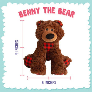 Snugarooz Jouet pour chien - L'ours Benny